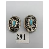 2 STERLING CLIP ON EARRINGS BY B. JEWRL 0.80 OZT