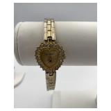 GLORIA VANDERBILT STAINLESS STEEL BACK WATCH