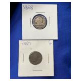 1857 & 1858 FLYING EAGLES DIMES