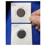 1857 & 1858 FLYING EAGLES DIMES