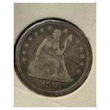 1876-P LIBERTY SEATED HALF DOLLAR