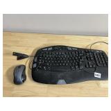 LOGITECH - ERGONOMIC WIRELESS KEYBOARD WITH