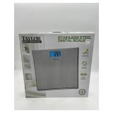 TAYLOR - STAINLESS STEEL DIGITAL BATH SCALE,