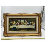 FRAMED PRINT - THE LAST SUPPER, AFTER DA VINCI,