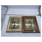 COLLECTION OF THREE FRAMED RELIGIOUS ICONS -