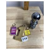 CHROME TRAILER HITCH BALL - 1-7/8 INCH, 2000 LB