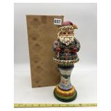 JIM SHORE SANTA CLAUS NUT CRACKER SCULPTURE