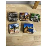 PITTSBURGH SOUVENIR PHOTO COASTERS - SET OF 5