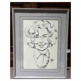 JAPANESE INK DRAWING - FIGURE STUDY.