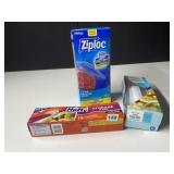 ZIPLOC FREEZER BAGS MEGA PACK, HEFTY STORAGE
