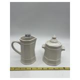 PFALTZGRAFF HERITAGE - CREAMER AND COVERED SUGAR,