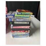 BOX LOT - VHS MOVIES INCLUDING SUZE ORMAN, BENJI,