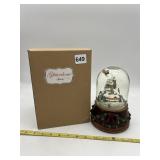 MUSICAL GLITTERDOME LARGE CHRISTMAS SNOW GLOBE