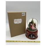 MUSICAL GLITTERDOME LARGE NUTCRACKER BALLET SNOW