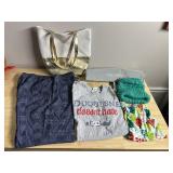 ISAAC MIZRAHI - BLUE GLEN PLAID PANTS, WITH