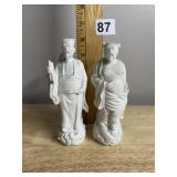 BLANC DE CHINE STYLE PAIR OF CHINESE IMMORTAL