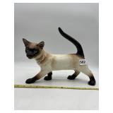LARGE 12" GOEBEL SIAMESE CAT FIGURINE