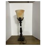 TORCHIERE TABLE LAMP - DARK BRONZE FINISH,