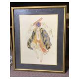 LEON BAKST 1910 FRAMED PRINT