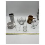 COLLECTION OF ASSORTED DRINKWARE AND VESSELS -