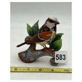 JIM SHORE BIRD FIGURINE HIS EYE IS ON ALL OF US