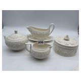 WEDGWOOD OF ETRURIA - EMBOSSED QUEENS WARE