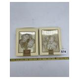 2 LENOX ERIN GO BRAH ORNAMENTS