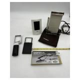 COLLECTION OF VINTAGE MAGNIFYING DEVICES AND