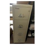 TURTLE - 4-DRAWER VERTICAL FILE CABINET, BEIGE,