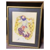 LEON BAKST 1910 FRAMED PRINT