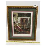 SIGNED AND NUMBERED PRINT "40 WINKS" FRAMED AND