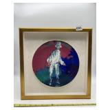 FRAMED AND MATTED R GORMAN ART PRINT