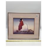 PETTIER OIL ON CANVAS RABBITS AND PIGEONS