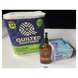 TOILET PAPER, SOAP, GLOVES