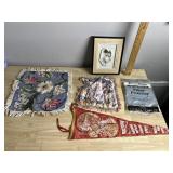 MIXED TEXTILES LOT - WWII U.S. ARMY SWEETHEART