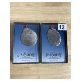 JIM SHORE HEARTWOOD CREEK - PAIR OF PEWTER