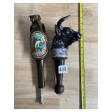 RED TAIL ALE & SCHLITZ MALT LIQUOR - FIGURAL BEER