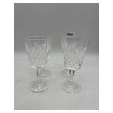 WATERFORD CRYSTAL - SET OF 4 WINE GLASSES,