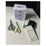 STERILITE - 3-DRAWER STORAGE UNIT, WHITE WITH 3