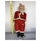 VINTAGE SANTA CLAUS DOLL - RED FELT SUIT,