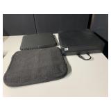 LAPTOP CARRYING CASE - BLACK WITH SHOULDER STRAP,