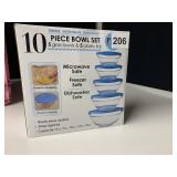 10 PIECE NEW BOWL SET