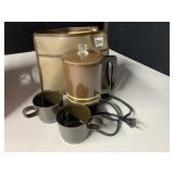DYNASTY - ELECTRIC COFFEE PERCOLATOR SET,