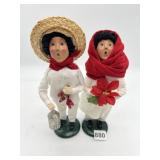 PAIR OF BYERS CHOICE LTD. THE CAROLERS CHRISTMAS