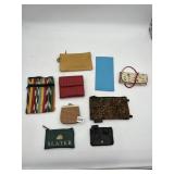 CHANGE PURSES, WALLETS, POUCHES