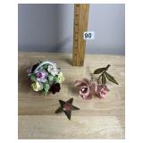 ADDERLEY FLORAL - BONE CHINA ROSE BOUQUET, MADE