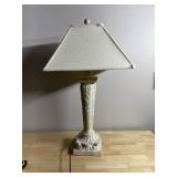 NEOCLASSICAL COLUMN TABLE LAMP - CARVED ACANTHUS