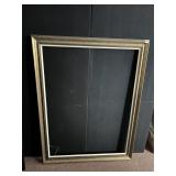LARGE GILT PICTURE FRAME - GOLD TONE, STEPPED
