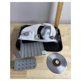 GENERAL VACU-BASE - VINTAGE FOLDING FOOD SLICER,