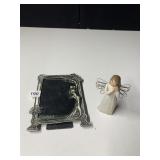 ART NOUVEAU STYLE PICTURE FRAME - SILVER TONE